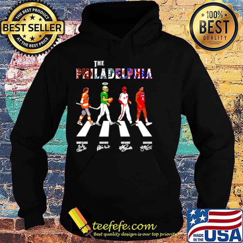 The philadelphia teams sport abbey road signatures Hoodie The philadelphia teams sport abbey road signatures Hoodie