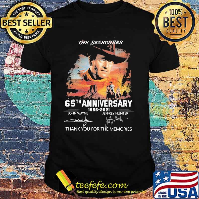 The Searchers 65th Anniversary 1956 2021 Thank You For The Memories Signature Shirt
