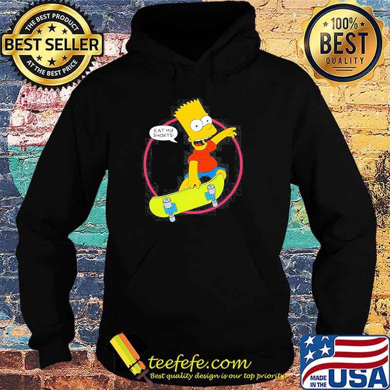 THE SIMPSONS BART SIMPSON EAT MY SHIRT Hoodie THE SIMPSONS BART SIMPSON EAT MY SHIRT Hoodie