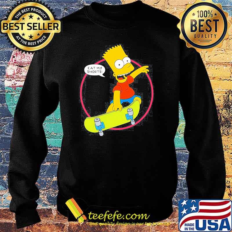THE SIMPSONS BART SIMPSON EAT MY SHIRT Sweater THE SIMPSONS BART SIMPSON EAT MY SHIRT Sweater