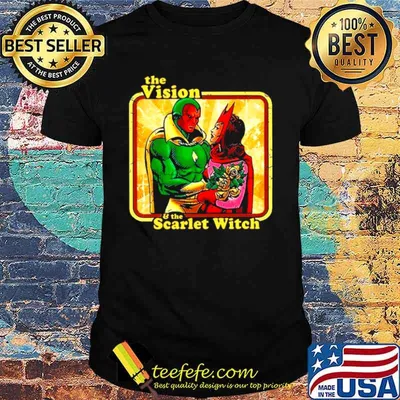 The Vision And The Scarlet Witch Of Wandavision Movie shirt