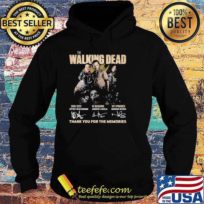 The Walking Dead 2010 2021 Thank You For The Memories Shirt Hoodie The Walking Dead 2010 2021 Thank You For The Memories Shirt Hoodie
