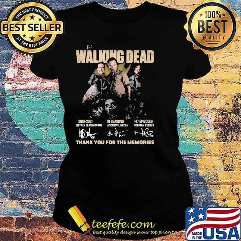 The Walking Dead 2010 2021 Thank You For The Memories Shirt Ladies tee The Walking Dead 2010 2021 Thank You For The Memories Shirt Ladies tee