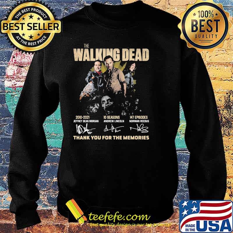 The Walking Dead 2010 2021 Thank You For The Memories Shirt Sweater The Walking Dead 2010 2021 Thank You For The Memories Shirt Sweater