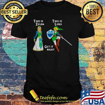 This Is Zelda This Is Luigi shirt