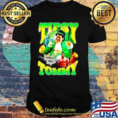 Tipsy Tommy just a lil avocado tequila Tom Brady dunk St.Patrick’s day shirt