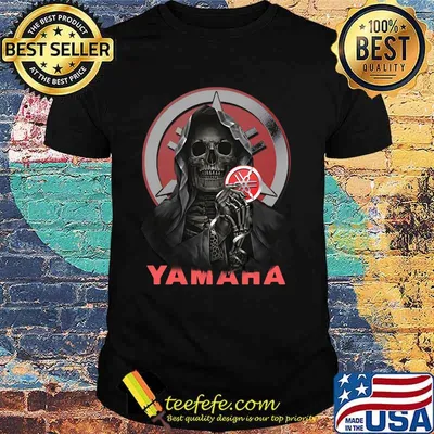 Punisher Skull With Logo Yamaha Shirt