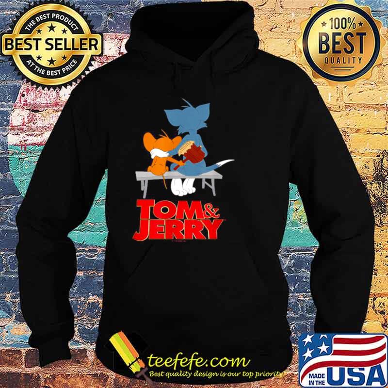 Tom & Jerry Movie Parkbench Hoodie Tom & Jerry Movie Parkbench Hoodie