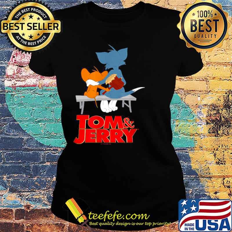 Tom & Jerry Movie Parkbench Ladies tee Tom & Jerry Movie Parkbench Ladies tee