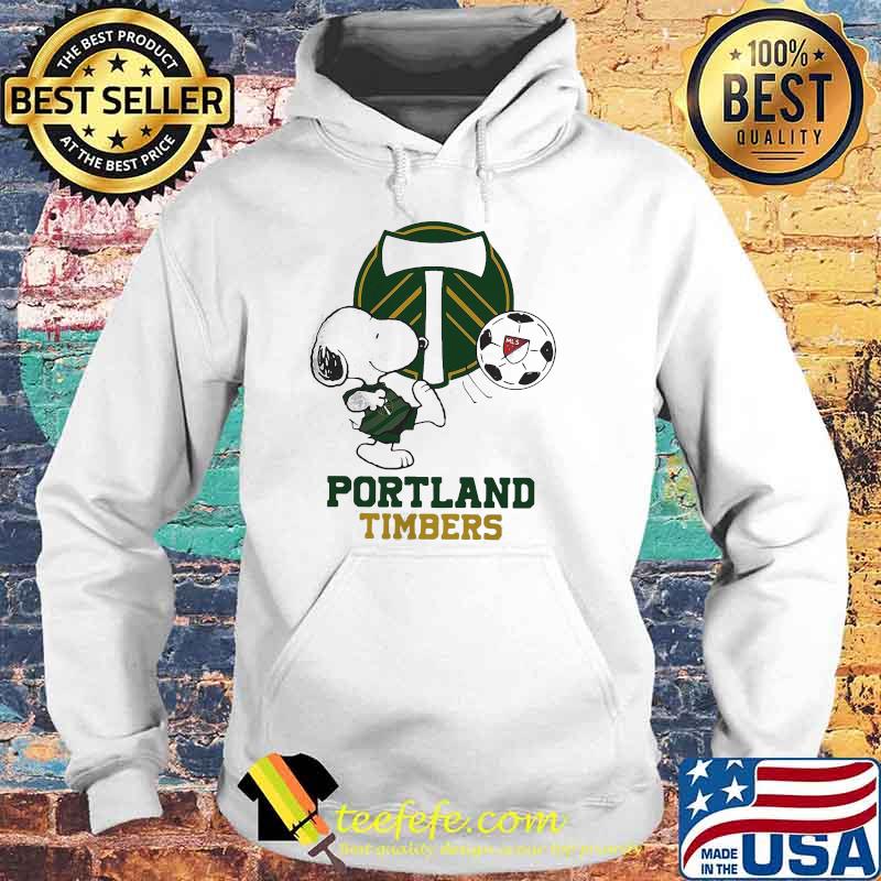Top Snoopy Playing Soccer Portland Timbers Shirt Hoodie Top Snoopy Playing Soccer Portland Timbers Shirt Hoodie