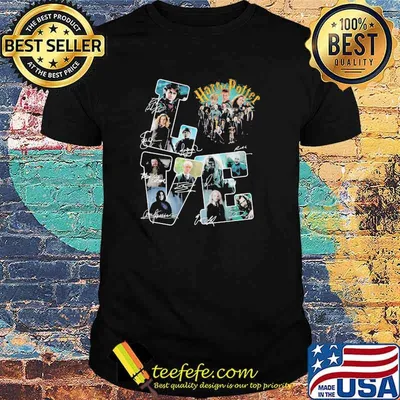 Love Harry Potter Signature Shirt