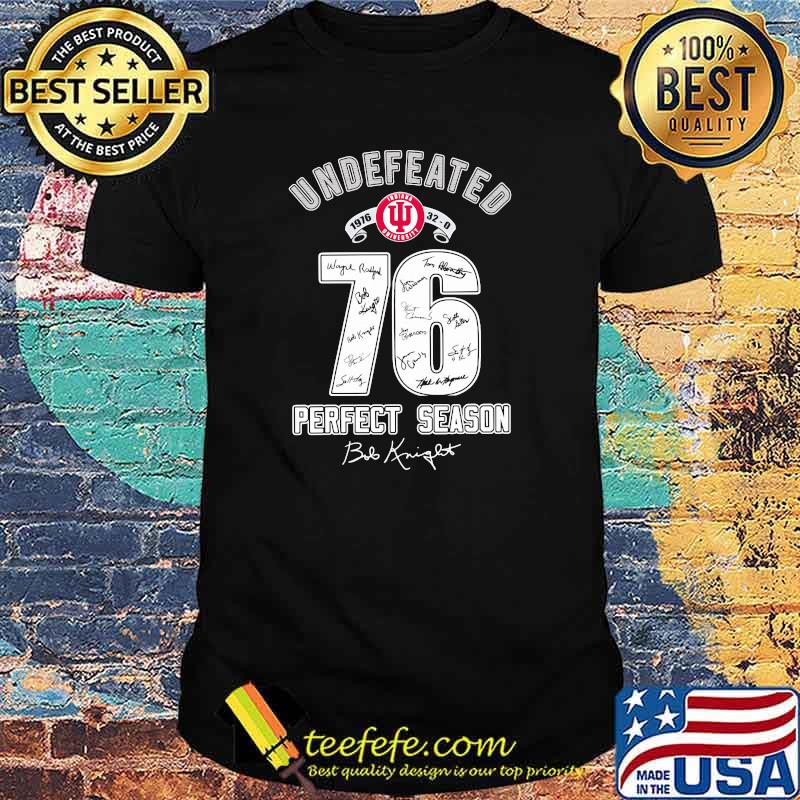 Undefeated 1976 Perfect Season Bob Knight Shirt
