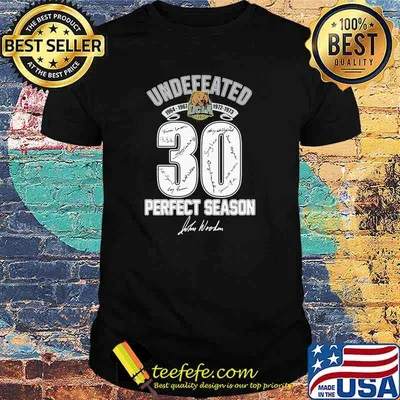 Undefeated Bruins 1973 Perfect Season John Wooden Signature Shirt