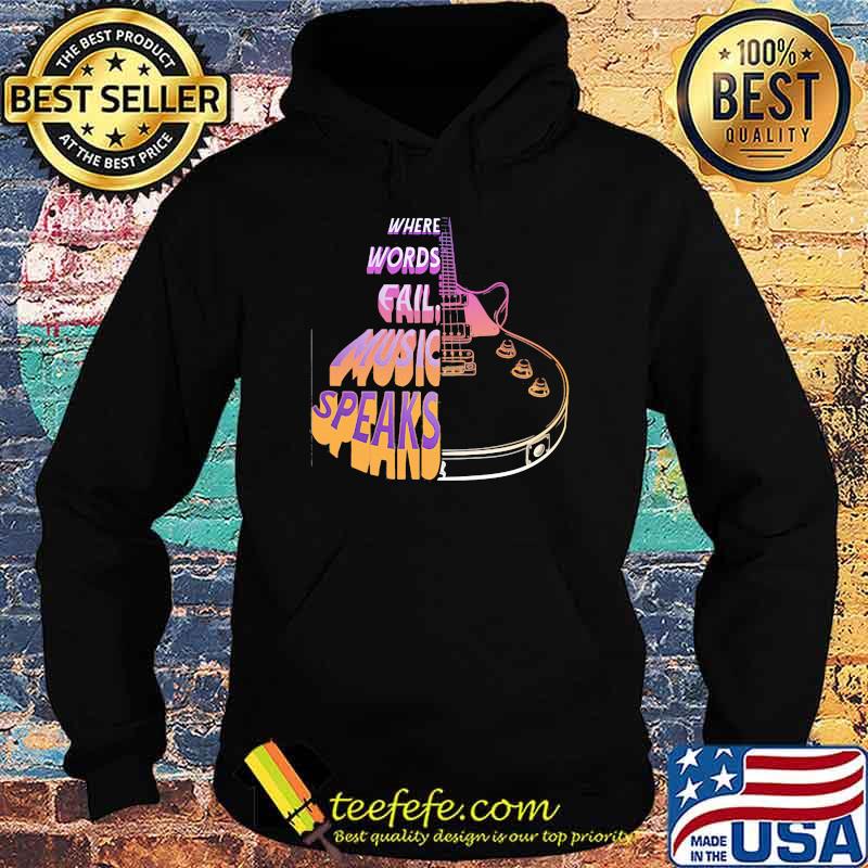 Where World Fall Music Speaks Guitar Shirt Hoodie Where World Fall Music Speaks Guitar Shirt Hoodie