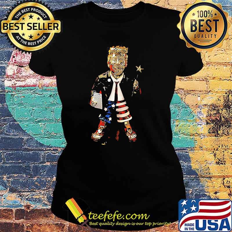 Wonderful Golden Trump Statue Shirt Ladies tee Wonderful Golden Trump Statue Shirt Ladies tee