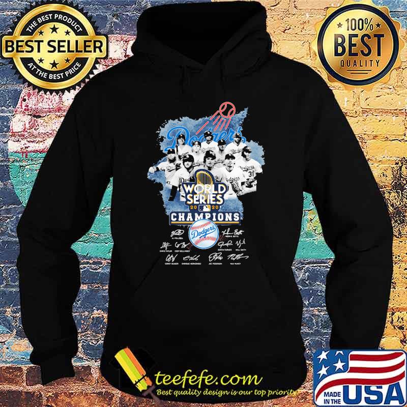 World Series 2020 Dodgers Champions Signature Shirt Hoodie World Series 2020 Dodgers Champions Signature Shirt Hoodie