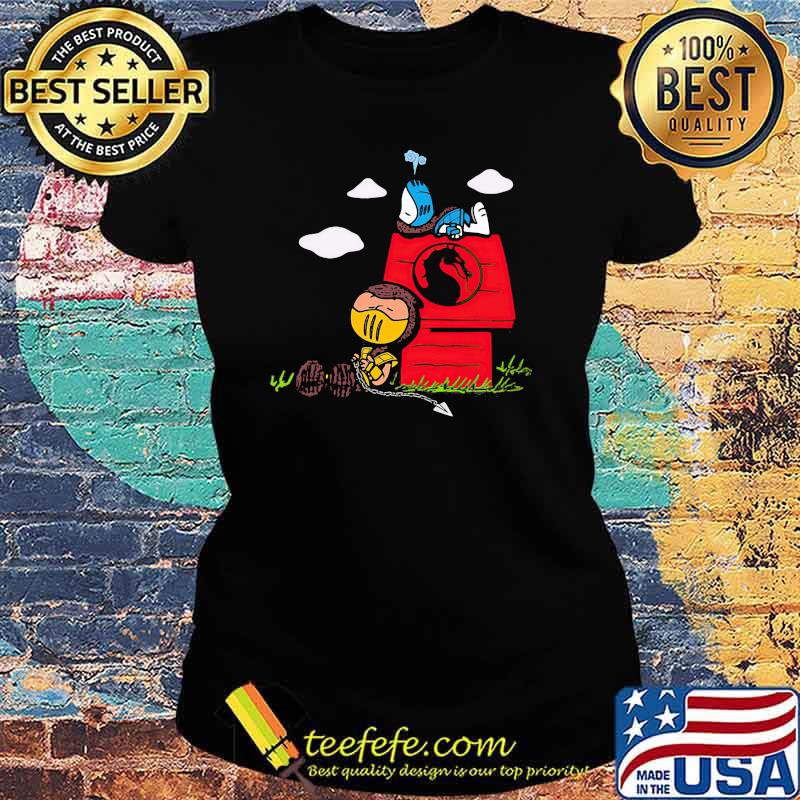 Draw Mortal Kombat Snoopy Vs Woodstock Shirt Ladies tee Draw Mortal Kombat Snoopy Vs Woodstock Shirt Ladies tee