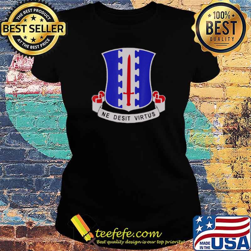 101st Airborne 187th Regiment DUI Rakkasans Crest Ladies tee 101st Airborne 187th Regiment DUI Rakkasans Crest Ladies tee