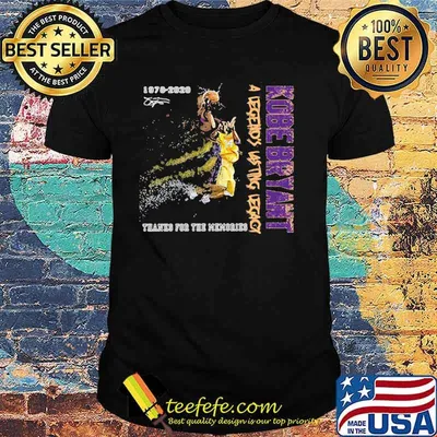 1978 2020 Kobe Bryant A Legend Legacy Thanks For The Memories Signature Shirt