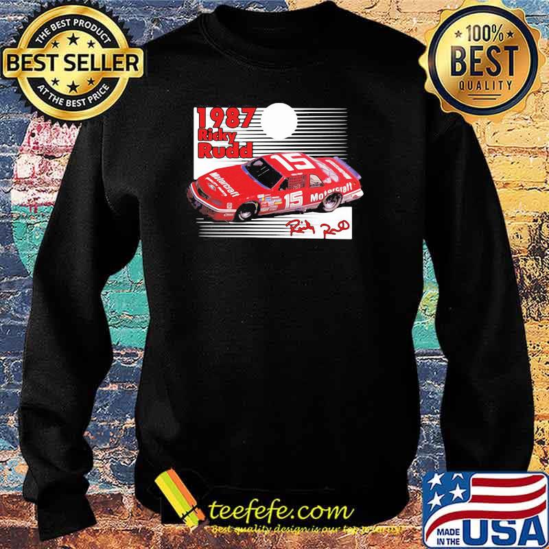 1987 Nascar Ricky Rudd Signature Shirt Sweater 1987 Nascar Ricky Rudd Signature Shirt Sweater