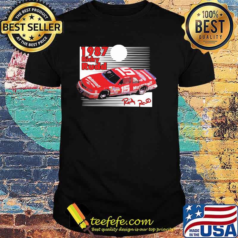 1987 Nascar Ricky Rudd Signature Shirt