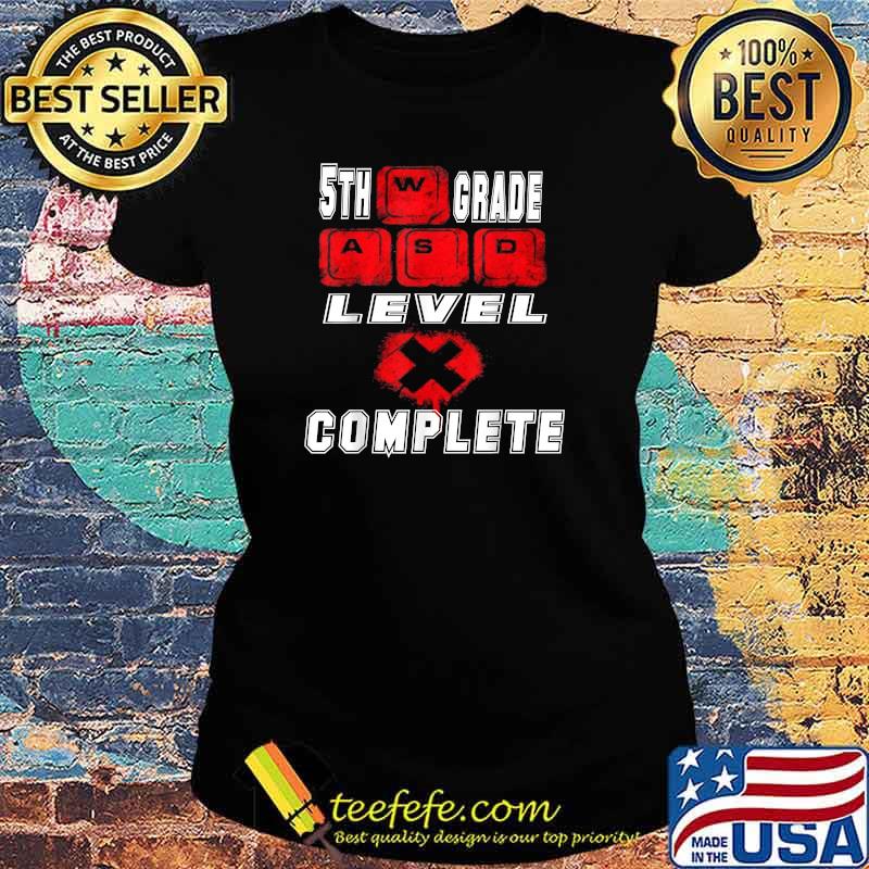 21 5th Grade Level Complete Graduation Gamer Graduationshirt Teefefe