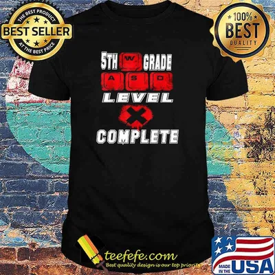 2021 5th Grade Level Complete Graduation Gamer GraduationShirt