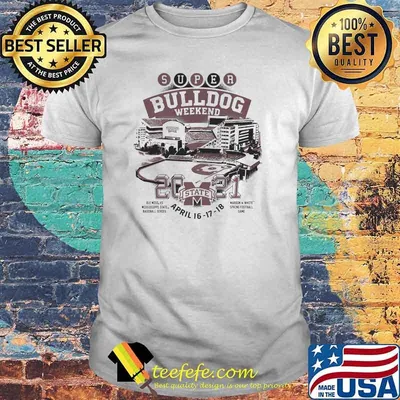2021 SUPER BULLDOG WEEKEND April Shirt