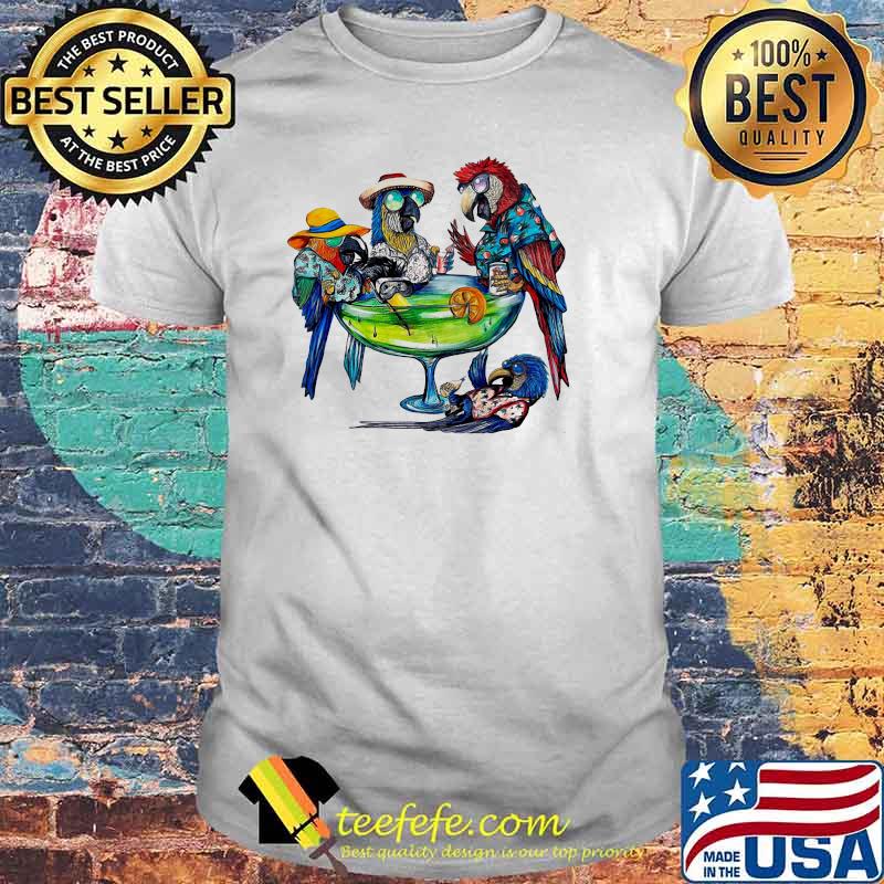 Official Parrot Art Cooktail Shirt
