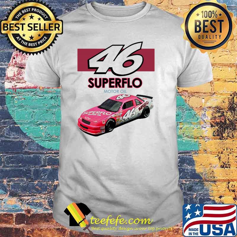46 Superflo Motor Oil Car Pink Shirt