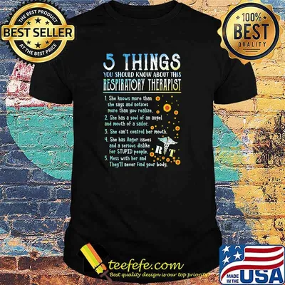5 things you should know about this respiratory therapist shirt