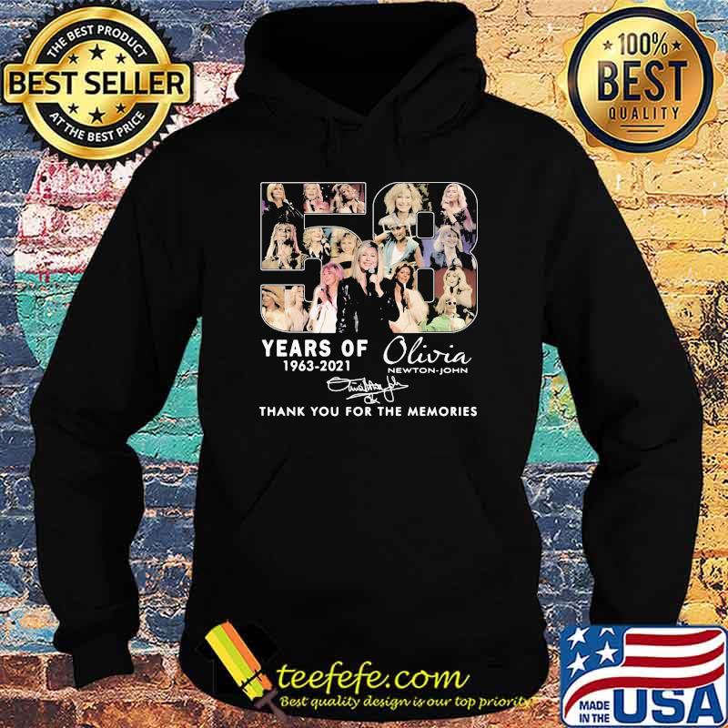 53 Years Of 1963 2021 Olivia Thank You For The Memories Signature Shirt Hoodie 53 Years Of 1963 2021 Olivia Thank You For The Memories Signature Shirt Hoodie