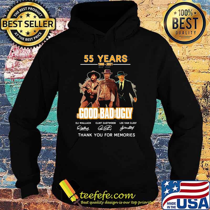 55 Years 1966 2021 Good Bad Ugly Thank You For The Memories Signature Shirt Hoodie 55 Years 1966 2021 Good Bad Ugly Thank You For The Memories Signature Shirt Hoodie