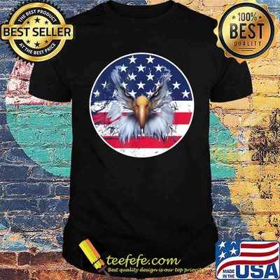 American Flag Patriotic Eagle 4th of July Shirt