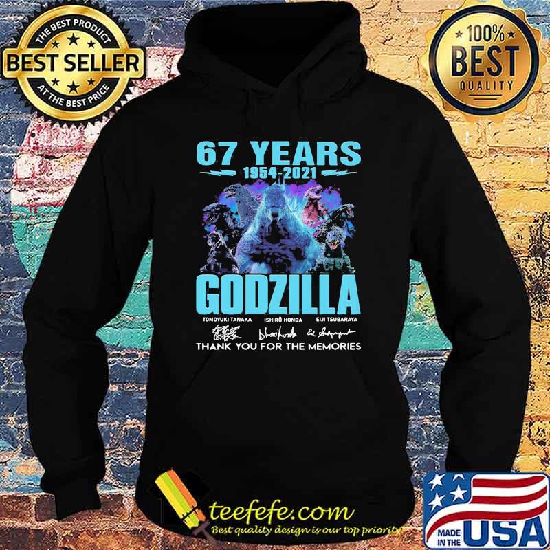 67 Years 1954 2021 Godzilla Thank You For The Memories Signature Shirt Hoodie 67 Years 1954 2021 Godzilla Thank You For The Memories Signature Shirt Hoodie