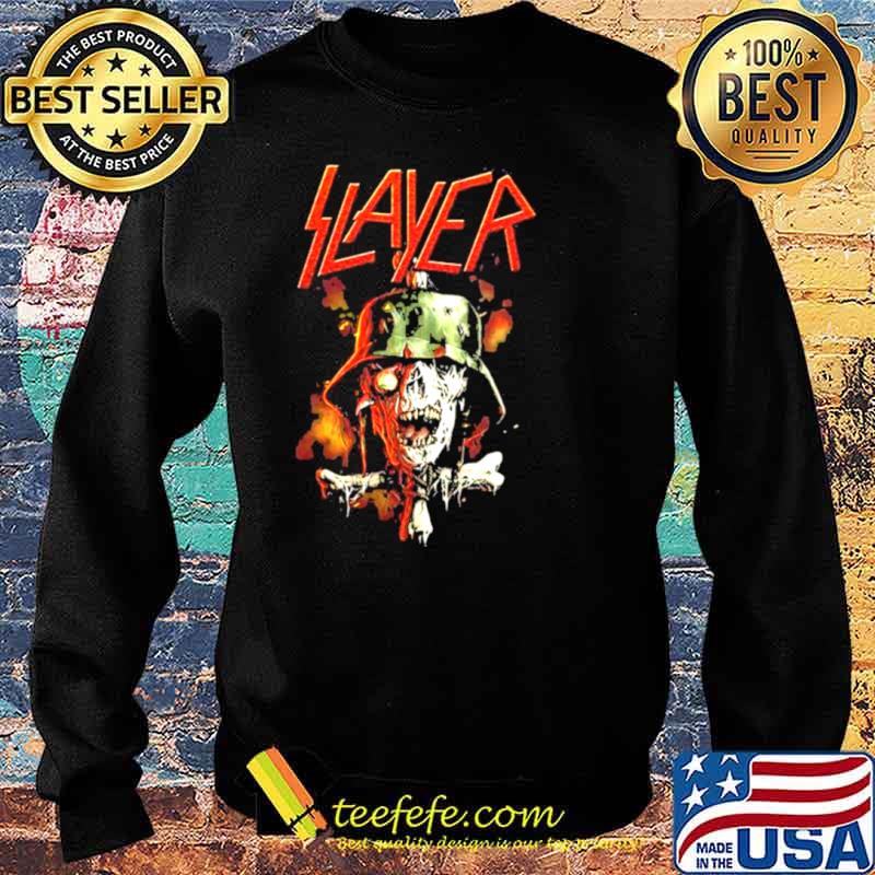 Slayer Soldier Cross Skull Shirt Sweater Slayer Soldier Cross Skull Shirt Sweater