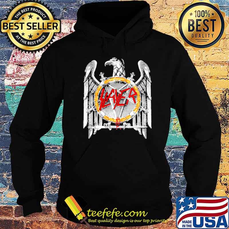 Slayer Silver Eagle Shirt Hoodie Slayer Silver Eagle Shirt Hoodie