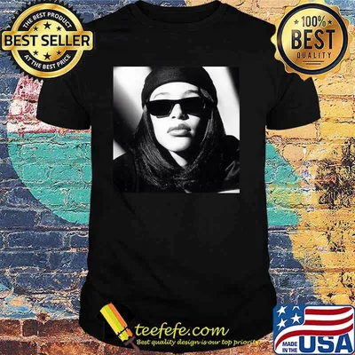 Aaliyah Black and White DMX Shirt
