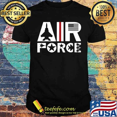 Air Force with F15 Jet Shirt
