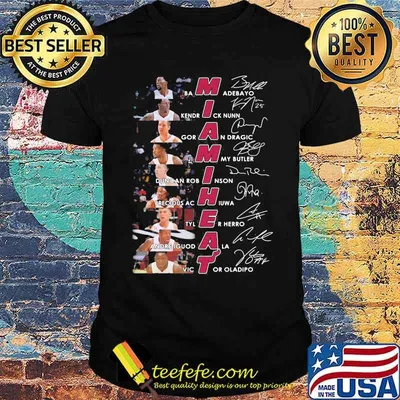 All Present Miami Heat Signature Shirt