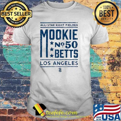 All-Star Right Fielder Mookie Betts Los Angeles Shirt