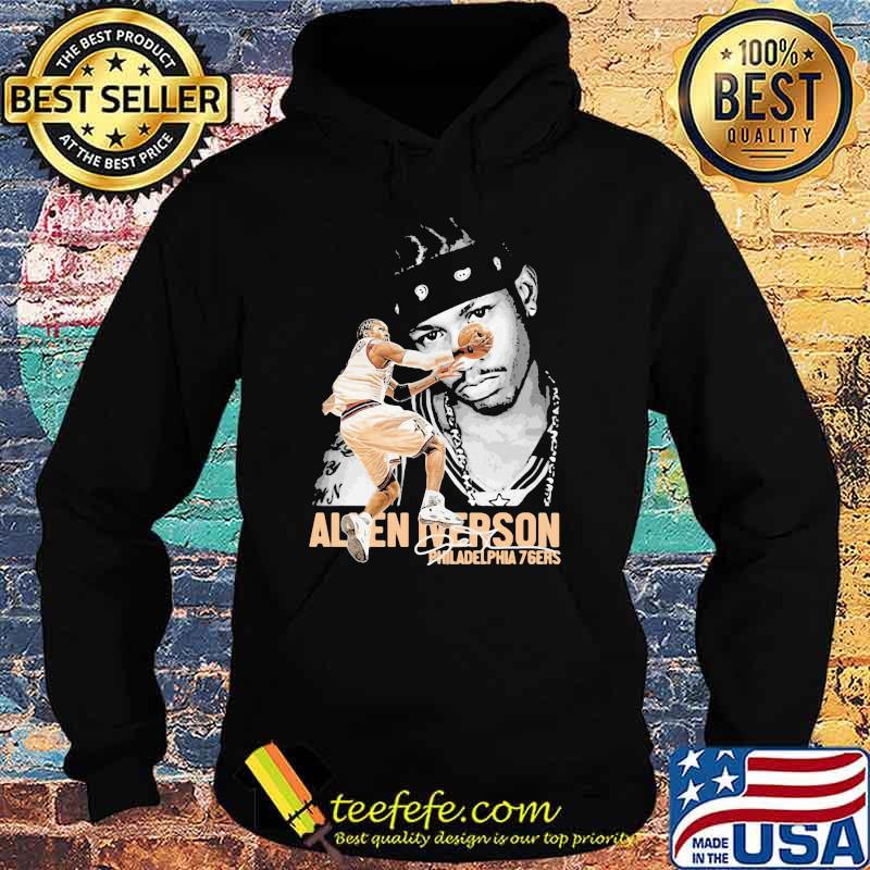 Allen Iverson Philadelphia 76ers Signature Shirt Hoodie Allen Iverson Philadelphia 76ers Signature Shirt Hoodie