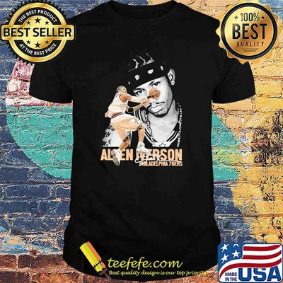 Allen Iverson Philadelphia 76ers Signature Shirt