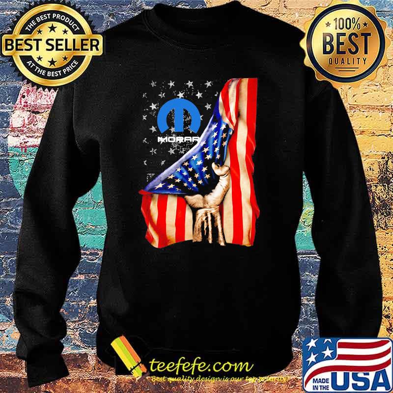 American Flag With Mopar Logo Shirt Sweater American Flag With Mopar Logo Shirt Sweater