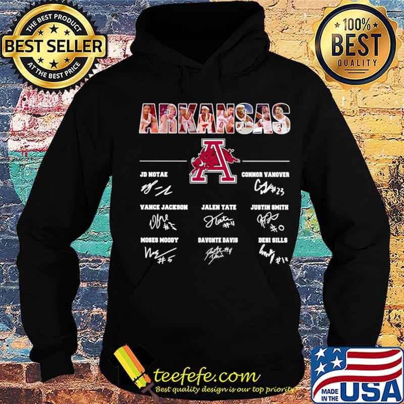 Arkansas Razorbacks Jd Notae Connor Vanover Signatures Hoodie Arkansas Razorbacks Jd Notae Connor Vanover Signatures Hoodie