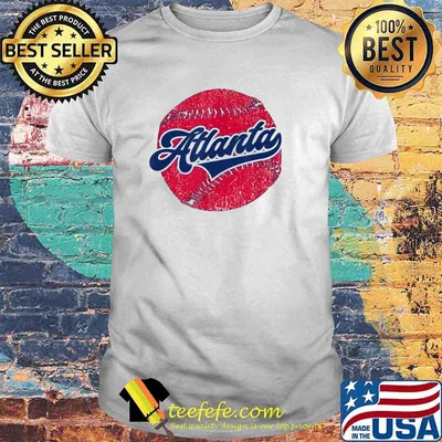 Atlanta Baseball ATL Distressed Game Day Brave Shirt