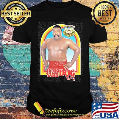 Autographed Junk Yard Dog Signature Shirt