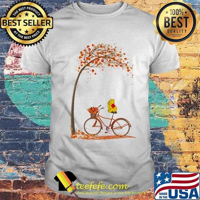 Autumn Pooh Bicycle Shirt