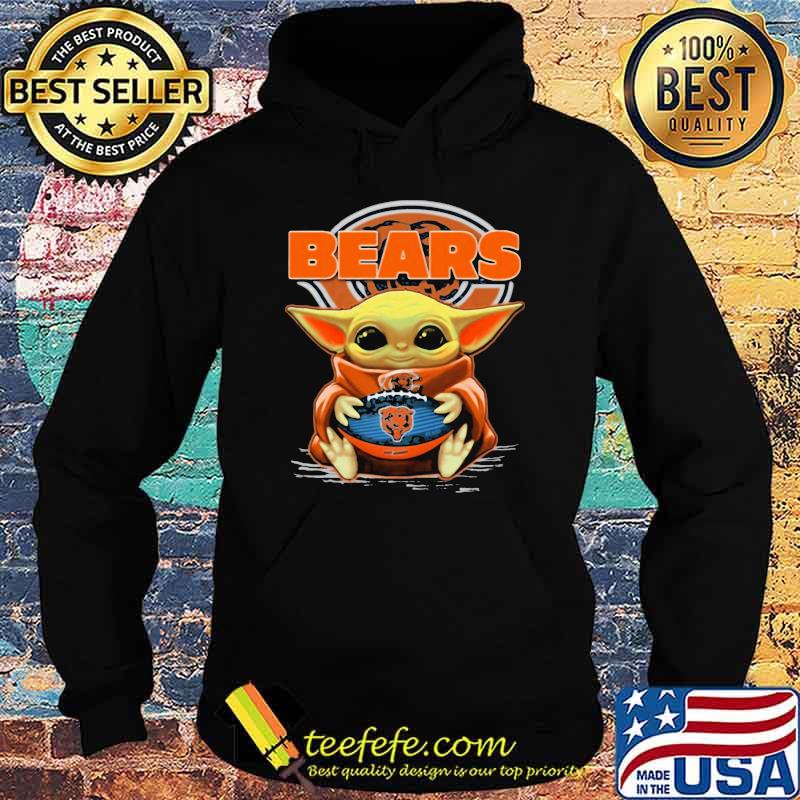 Baby Yoda Hug Ball Team Bears Shirt Hoodie Baby Yoda Hug Ball Team Bears Shirt Hoodie