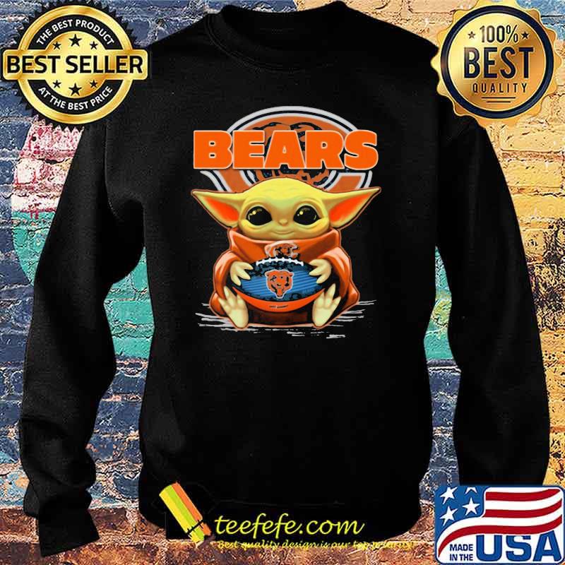 Baby Yoda Hug Ball Team Bears Shirt Sweater Baby Yoda Hug Ball Team Bears Shirt Sweater